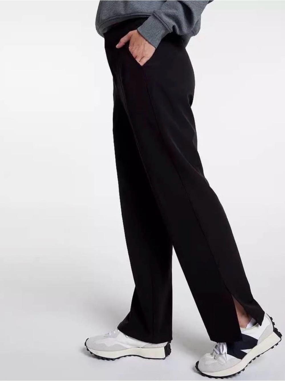 XL Calia Straight Leg, Split-Hem Pant